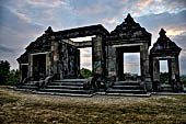 Prambanan - King Boko Palace, the entrance gate. 